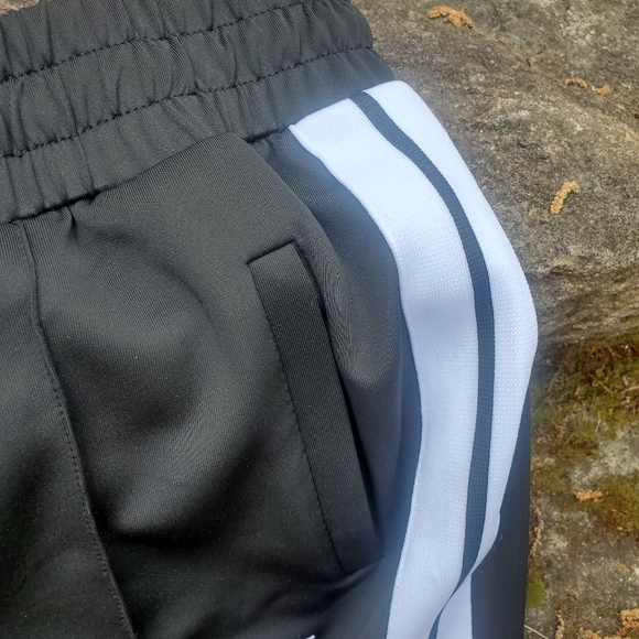 Mens Sz M Palm Angels Track Pants stripe Black and White - Picture 5 of 9